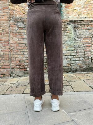 Pantalone velluto Vita Alta Boyfriend - immagine 2