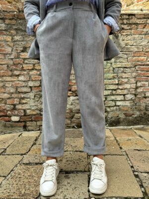 Pantalone velluto Vita Alta Boyfriend - immagine 3