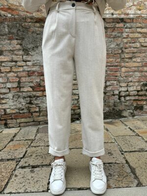 Pantalone velluto Vita Alta Boyfriend - immagine 5