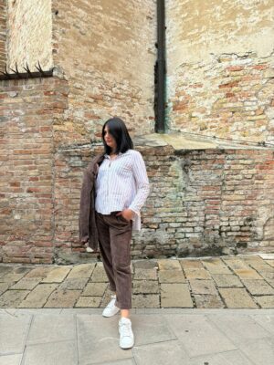 Pantalone velluto Vita Alta Boyfriend - immagine 7