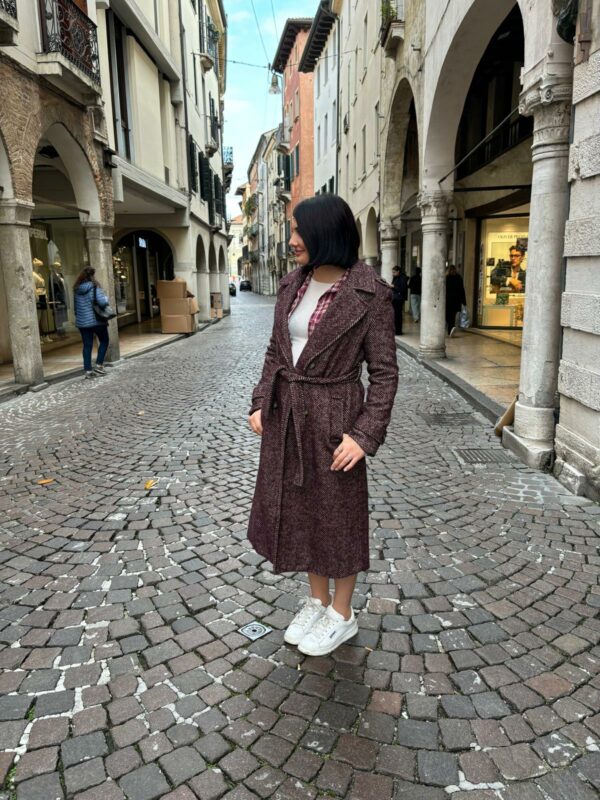 Cappotto Spinato Cintura