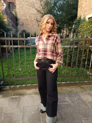 Jeans Cotone Largo Balza - immagine 3