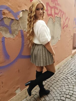 Maglia mohair Mezza Manica Girocollo - immagine 3