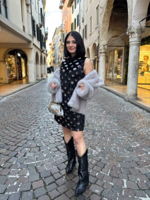 Abito Paillettes Corto - immagine 6