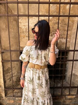 Gonna ricamo palme - immagine 3