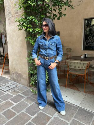 Jeans Palazzo Denim - immagine 5
