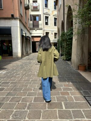 Trench collo velluto - immagine 3