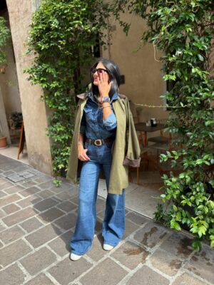 Trench collo velluto - immagine 4