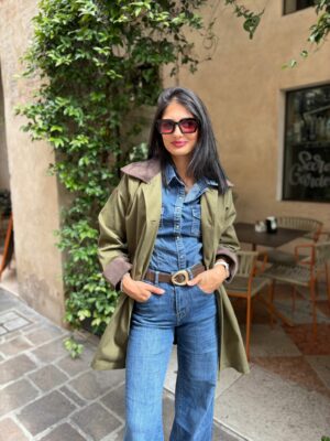 Trench collo velluto - immagine 5