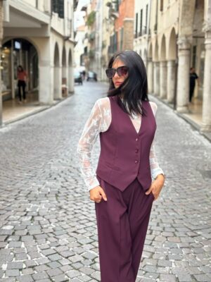 Pantalone crepe elastico - immagine 6