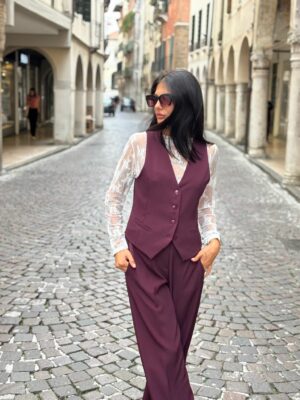 Pantalone crepe elastico - immagine 5