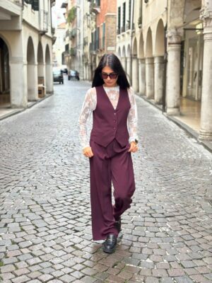 Pantalone crepe elastico - immagine 4