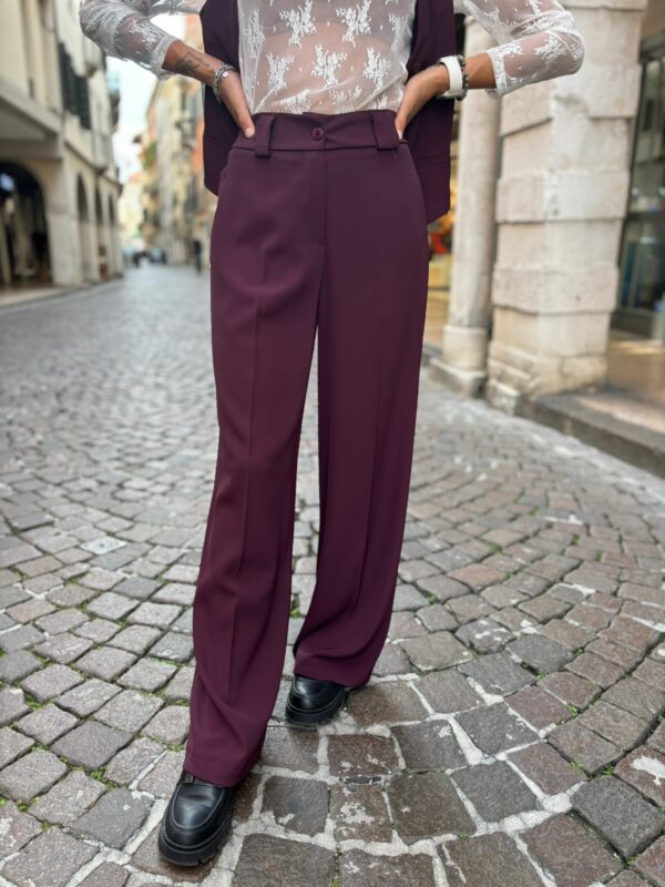 Pantalone crepe elastico