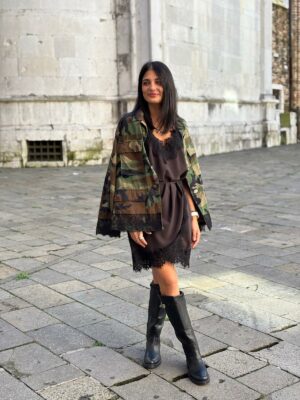 Minigonna Raso Pizzo - immagine 3