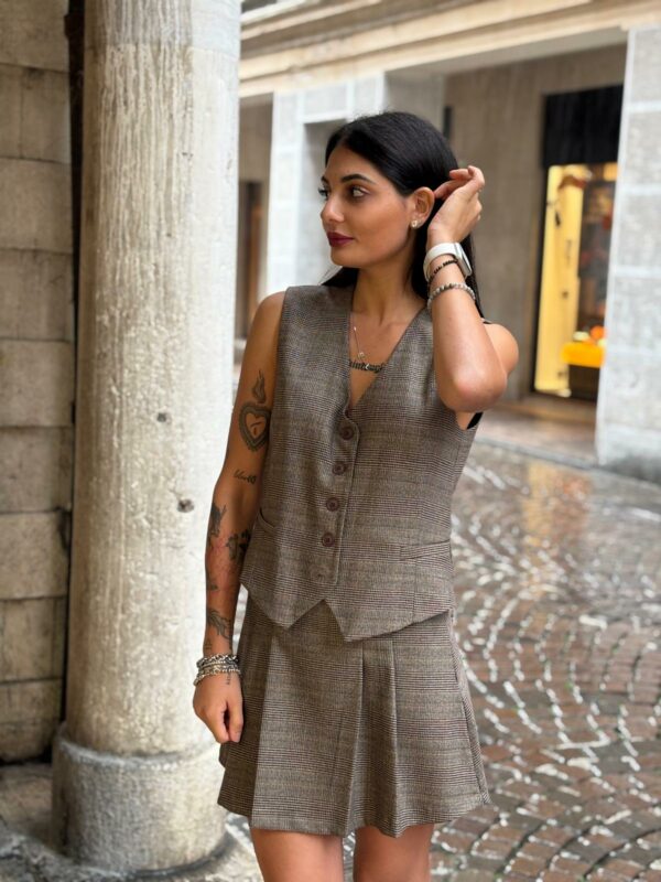 Gilet quadro