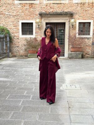 Pantalone velluto Liscio - immagine 4