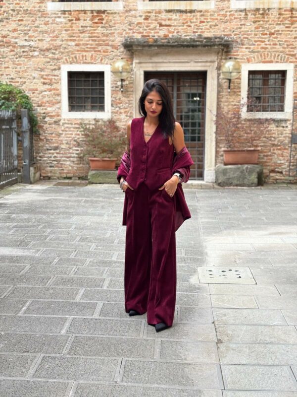 Pantalone velluto Liscio