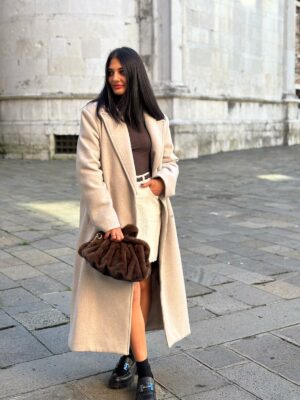 Cappotto m-lana Over bottoni lungo - immagine 2
