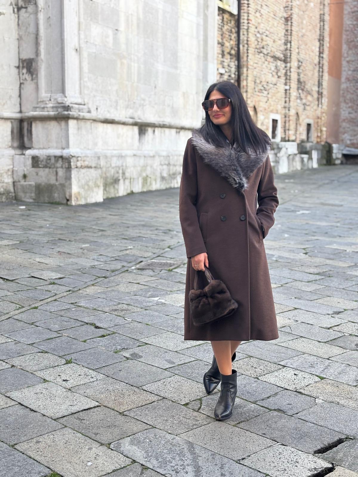 Borsa visone ecopelliccia - immagine 2