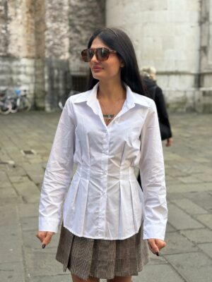 Camicia pinces laccio