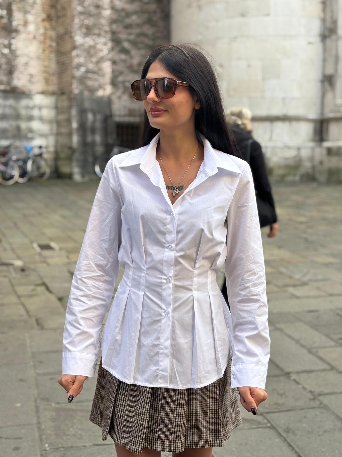 Camicia pinces laccio