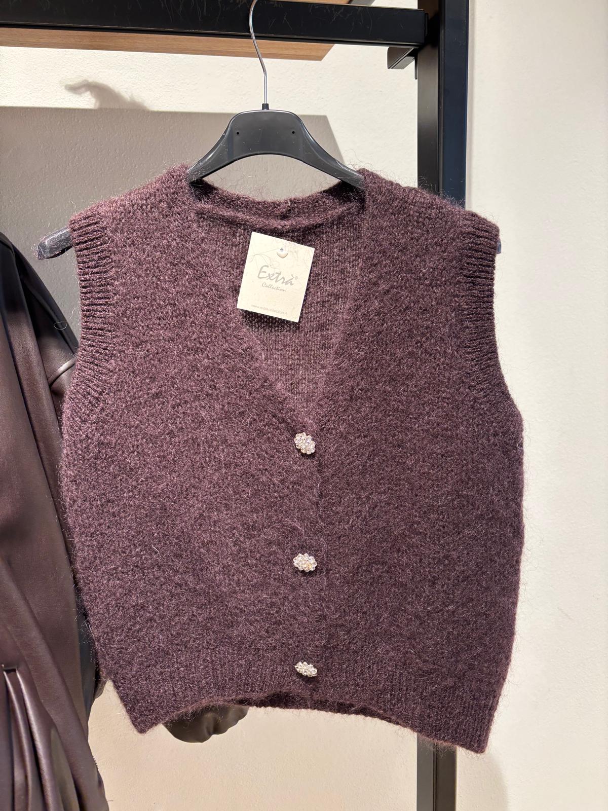 Gilet misto lana - immagine 2