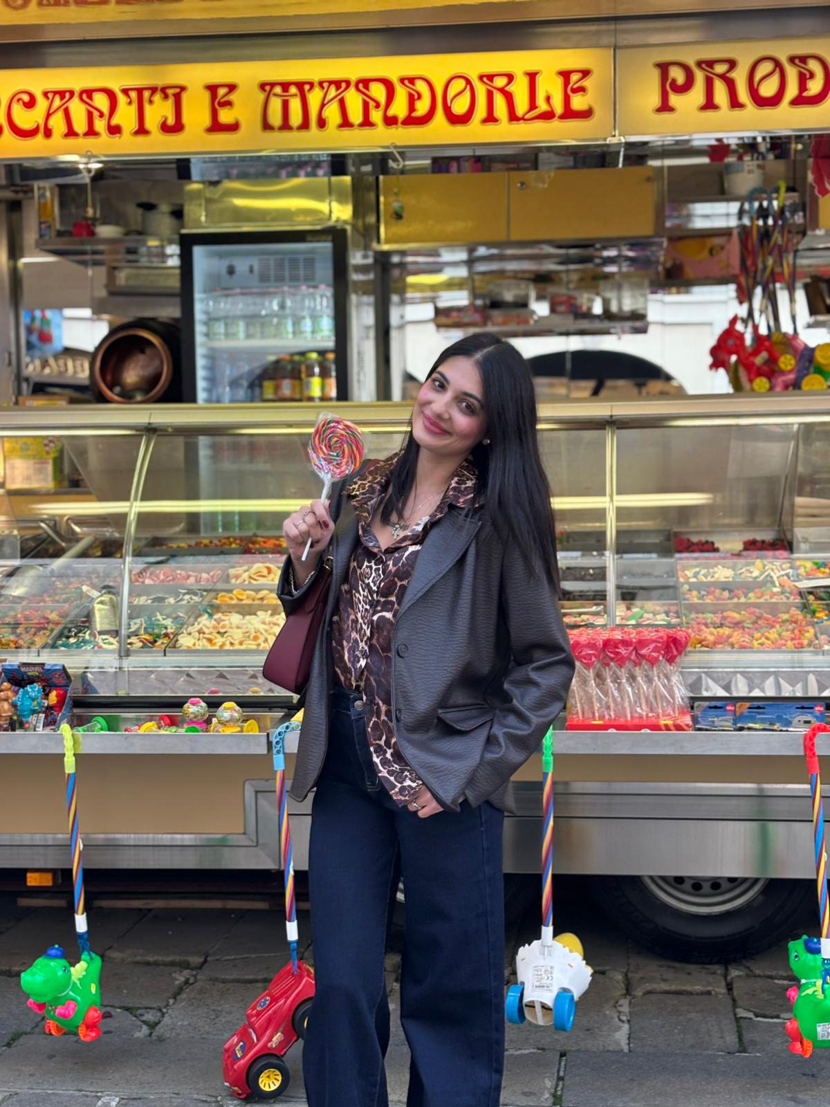 Camicia raso fantasia Animalier - immagine 5