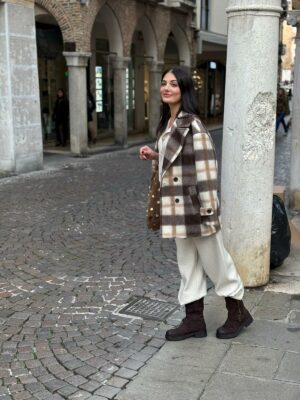 Giaccone quadro Doppiopetto Corto