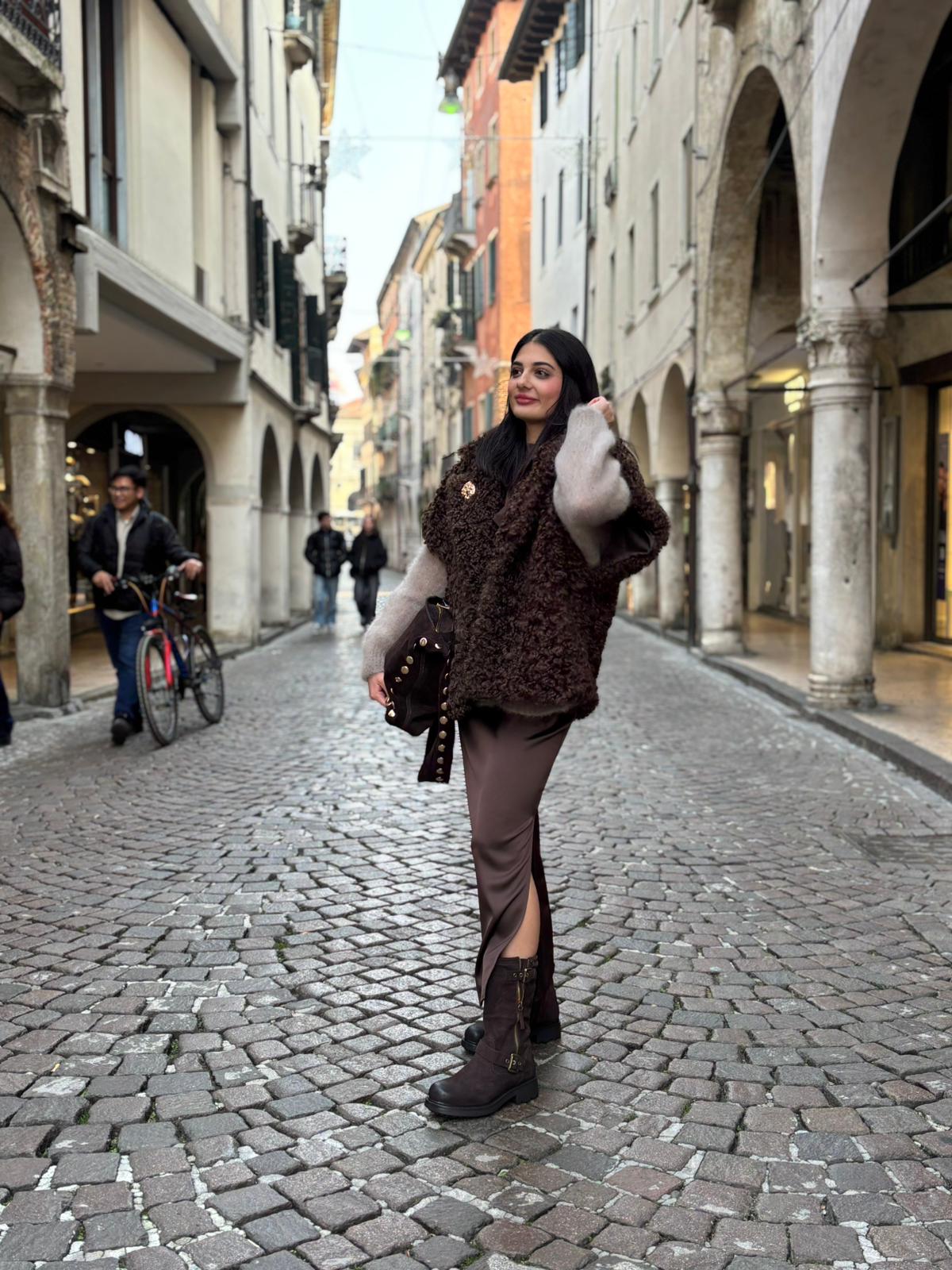 Abito Lungo fiocco raso - immagine 7