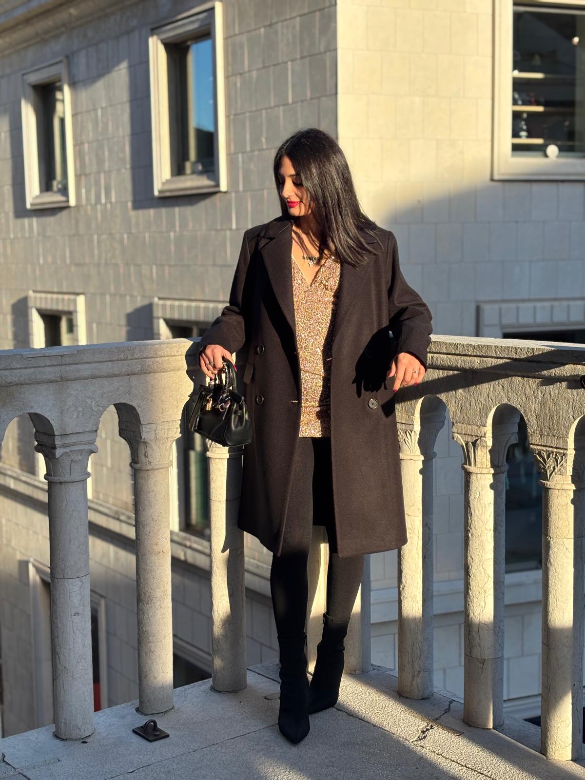 Cappotto Doppiopetto misto lana - immagine 3