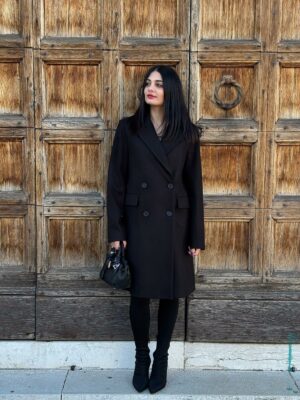 Cappotto Doppiopetto misto lana