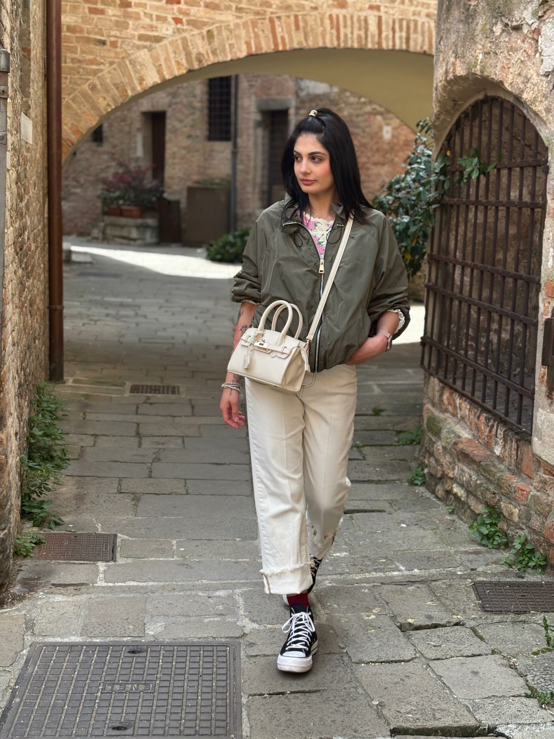 Giubbino Impermeabile interno pizzo