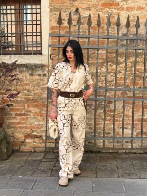 Giacca Ricamo Mezza Manica