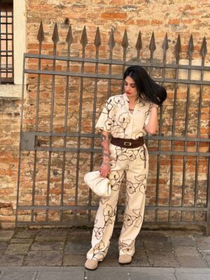 Pantalone Ricamo Palazzo