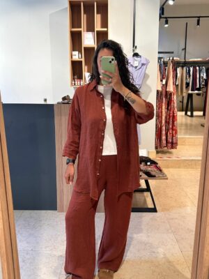 Camicia over lino